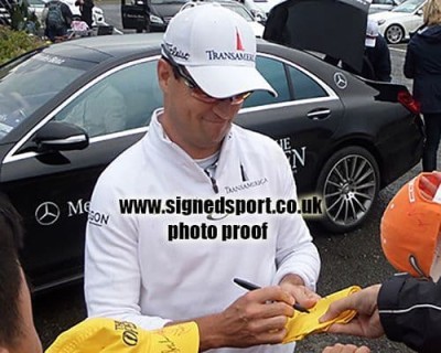 Zach Johnson, Masters 2007 Augusta, signed 12