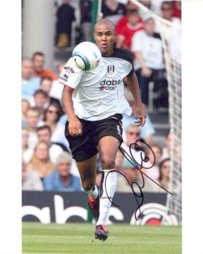 Zat Knight, Fulham, signed 10x8 inch photo.