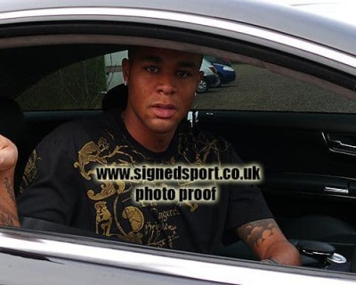 Zat Knight, Fulham, signed 10x8 inch photo.