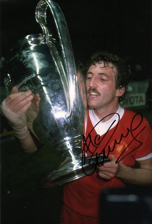 Alan Kennedy, Liverpool, European Cup, signed 12x8 inch photo.