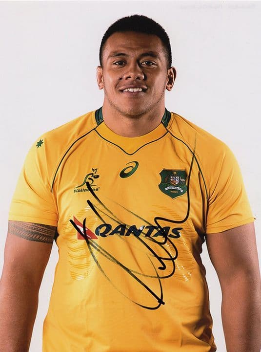 Allan Alaalatoa, Australia, signed 8x6 inch photo.