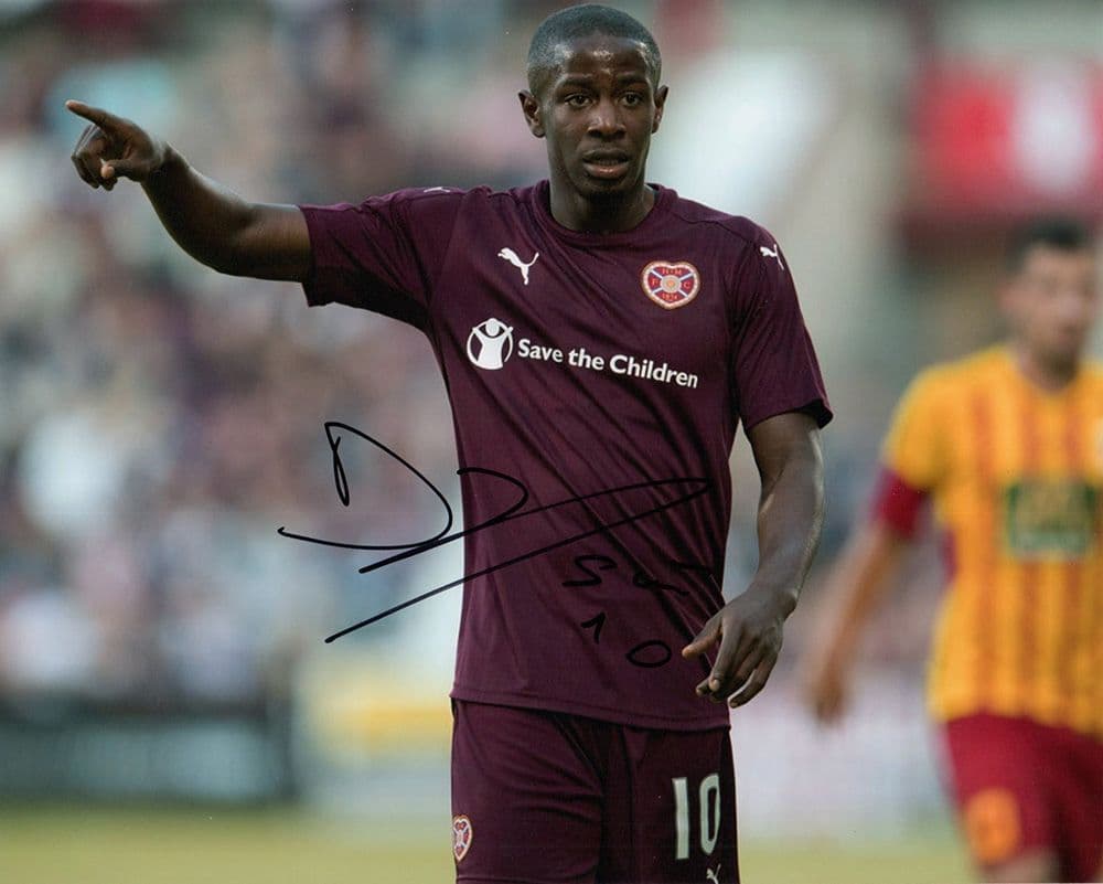 Arnaud Djoum, Hearts, signed 10x8 inch photo.