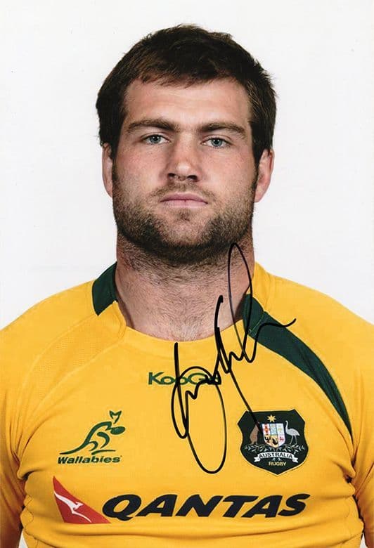 Ben McCalman, Australia, signed 12x8 inch photo.(2)