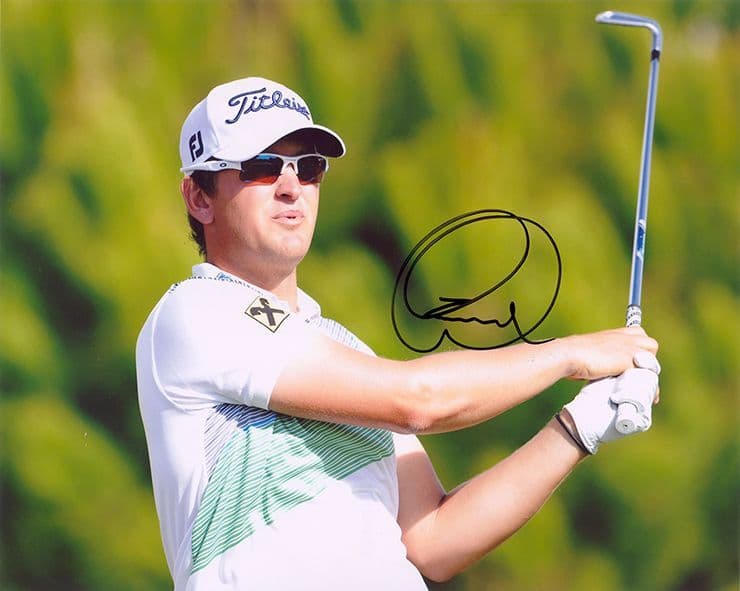 Bernd Wiesberger, Austrian golfer, signed 10x8 inch photo.