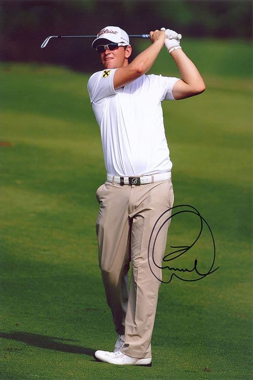 Bernd Wiesberger, signed 12x8 inch photo.