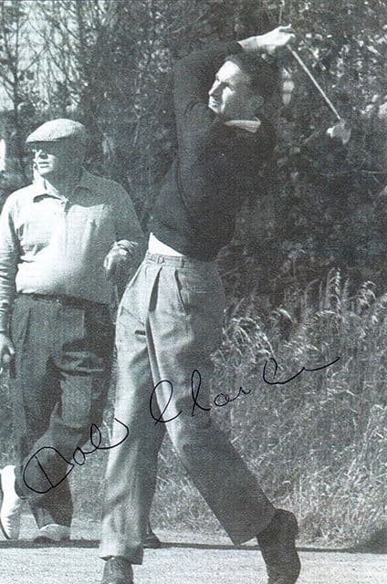 Bob Charles, Open Champion 1963, signed 6x4 inch photo.