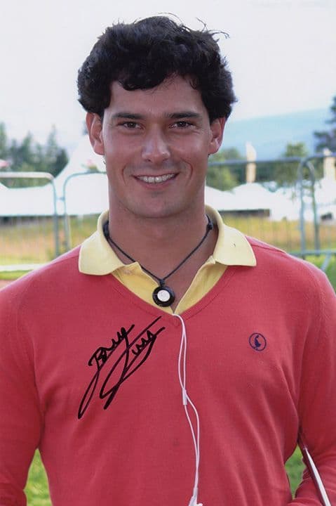 Borja Etchart, Spanish golfer, signed 9x6 inch photo.