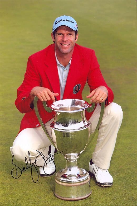 Bradley Dredge, European Masters 2006, signed 12x8 inch photo.