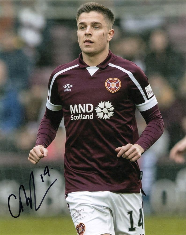 Cammy Devlin, Hearts, signed 10x8 inch photo.