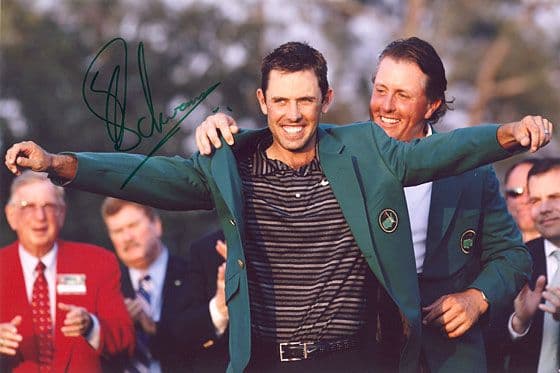 Charl Schwartzel, Masters 2011 Augusta, signed 12x8 inch photo.