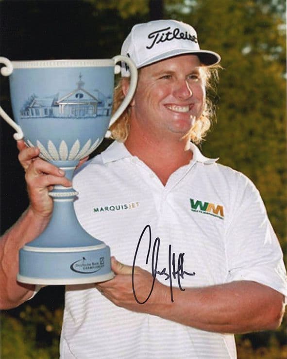 Charley Hoffman, American golfer, signed 10x8 inch photo.