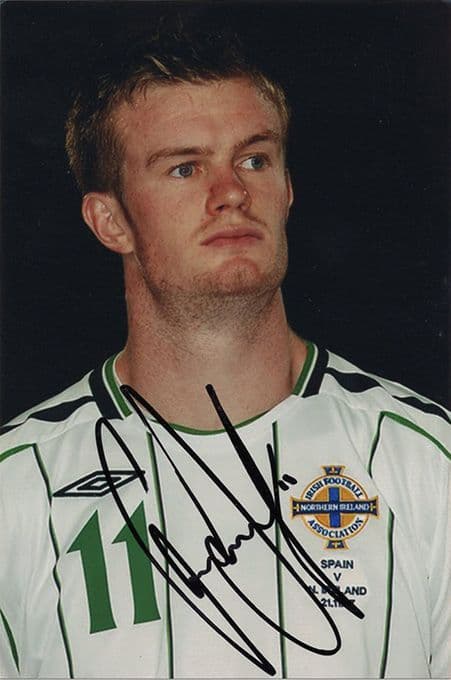 Chris Brunt, West Brom & Northern Ireland, signed 6x4 inch photo.