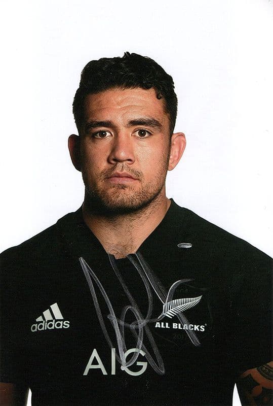 Codie Taylor, New Zealand All Blacks, signed 6x4 inch photo.