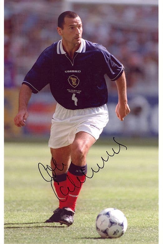 Colin Calderwood, Scotland, Tottenham Hotspur, signed 12x8 inch photo.