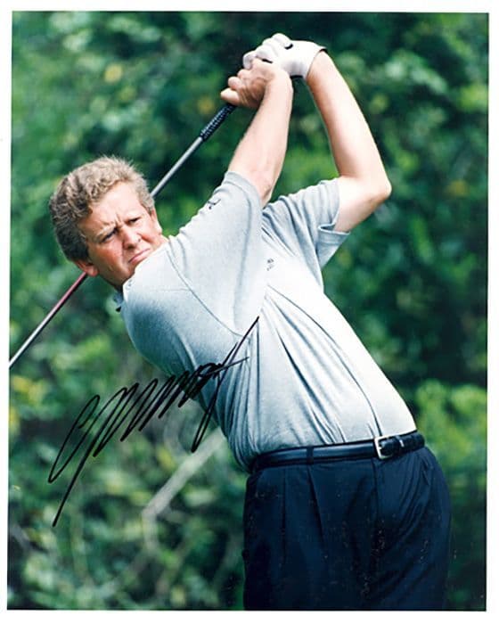 Colin Mongomerie, signed 10x8 inch press photo.