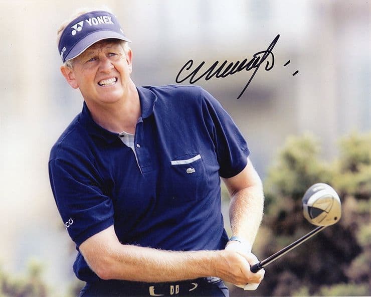 Colin Montgomerie, Scottish golfer, signed 10x8 inch photo.
