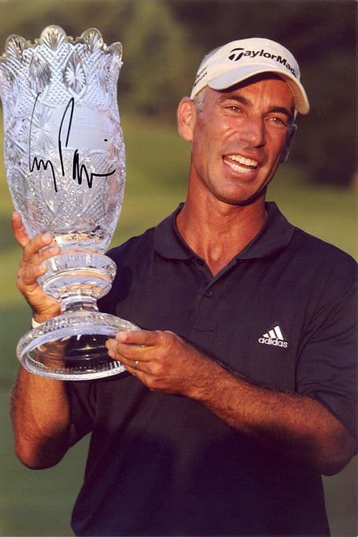 Corey Pavin, American golfer, signed 12x8 inch photo.