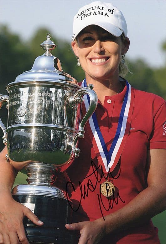 Cristie Kerr, LPGA Tour, signed 12x8 inch photo.