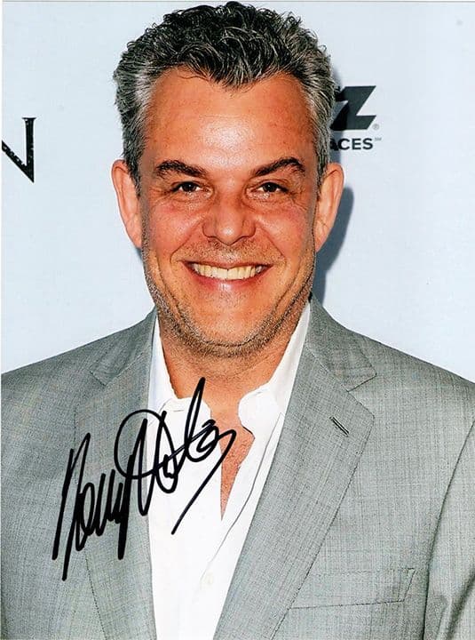 Danny Huston, American actor, signed 8x6 inch photo.