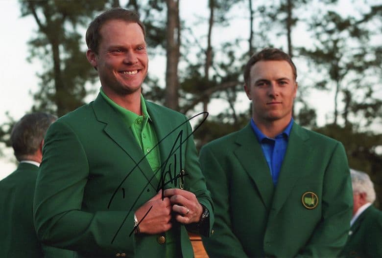 Danny Willett, Masters 2016 Augusta National, signed 12x8 inch photo.