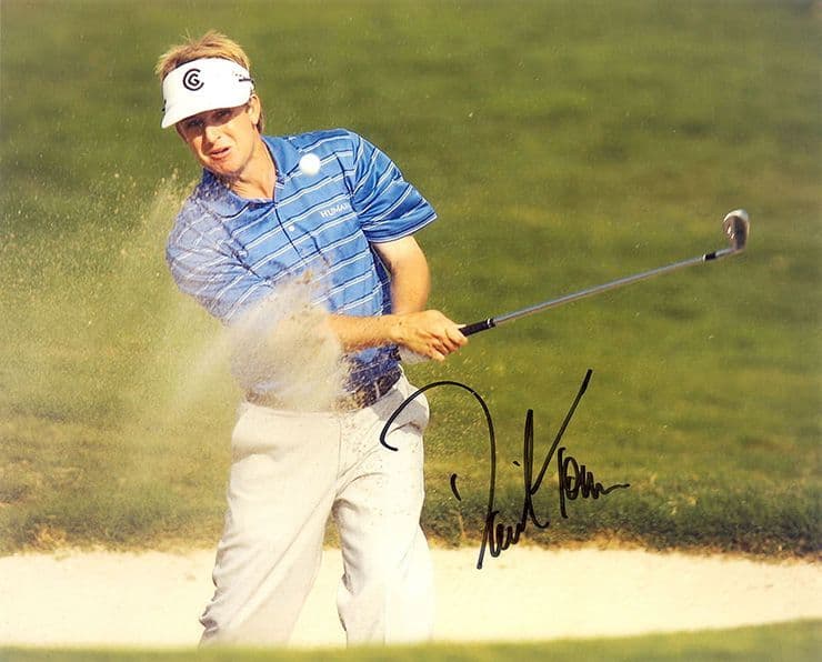 David Toms, signed 10x8 inch photo.