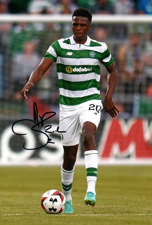 Dedryck Boyata, Glasgow Celtic & Belgium,  signed 12x8 inch photo.