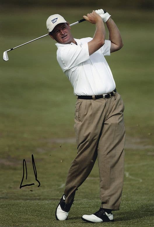 Ernie Els, South African golfer, signed 12x8 inch photo.