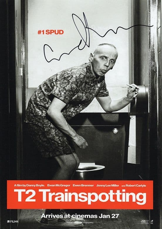 Ewen Bremner, Trainspotting, signed 11.5x8.0 inch photo.