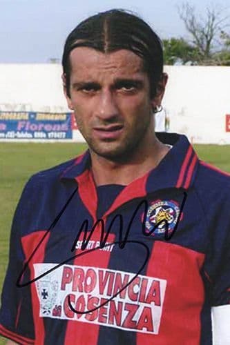 Gianluigi Lentini, Cosenza Calcio & Italy, signed 6x4 inch photo.