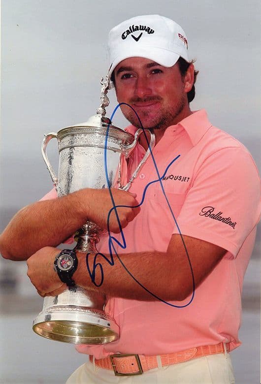 Graeme McDowell, US Open Championship 2010, signed 12x8 inch photo.