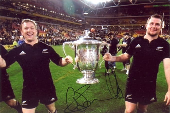 Greg Sommerville, New Zealand All Blacks, signed 6x4 inch photo.