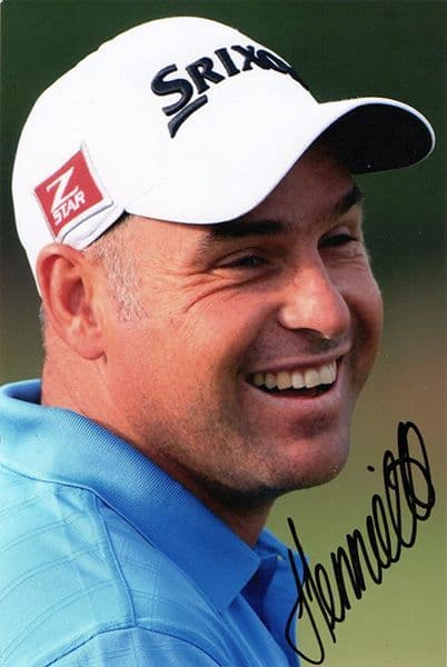 Hennie Otto, South African golfer, signed 6x4 inch photo.