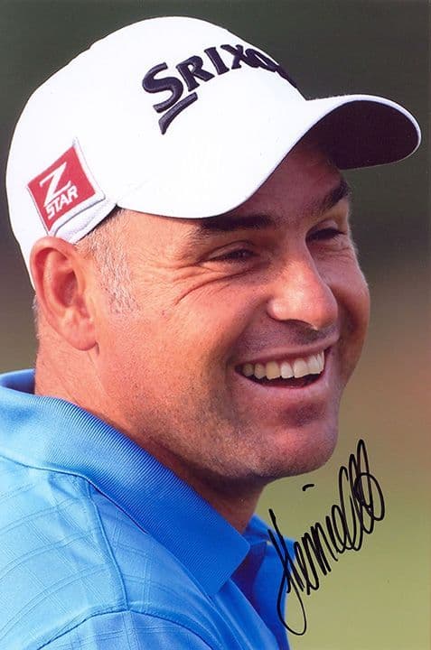 Hennie Otto, South African golfer, signed 9x6 inch photo.