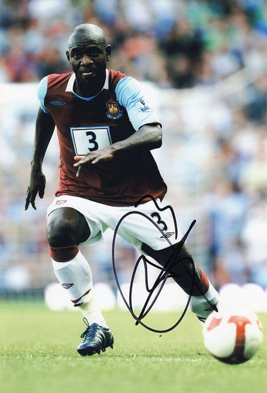 Herita Ilunga, West Ham Utd, signed 12x8 inch photo.