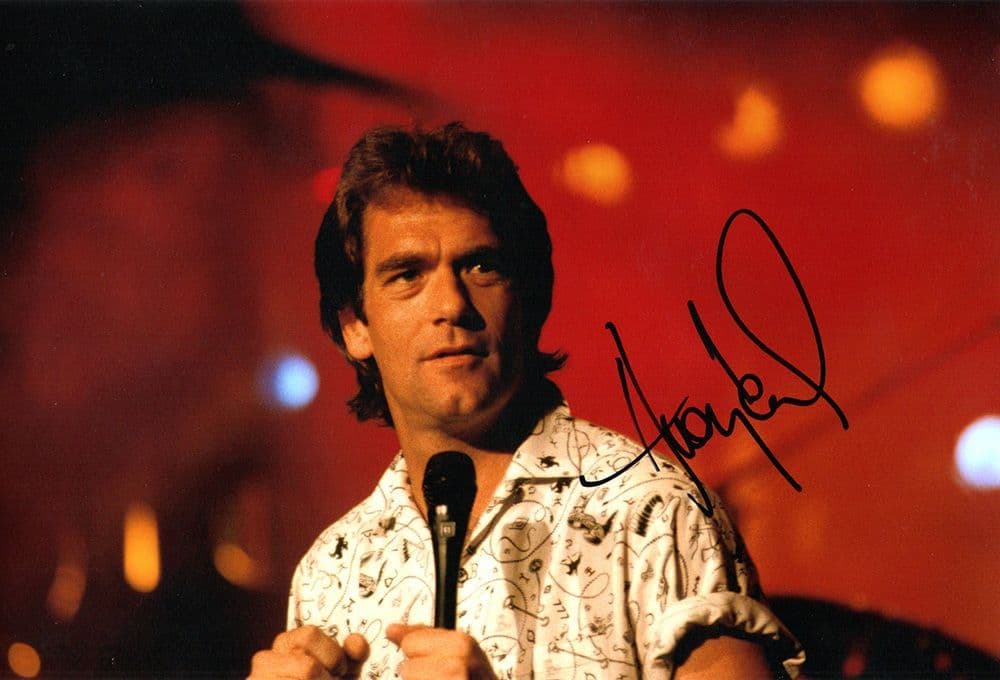 Huey Lewis, American singer songwriter, signed 12x8 inch photo.