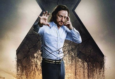 James McAvoy, X-Men, signed 12x8 inch photo.
