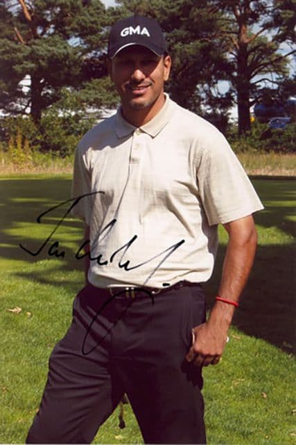 Jeev Milkha Singh, Indian golfer, signed 9x6 inch photo.