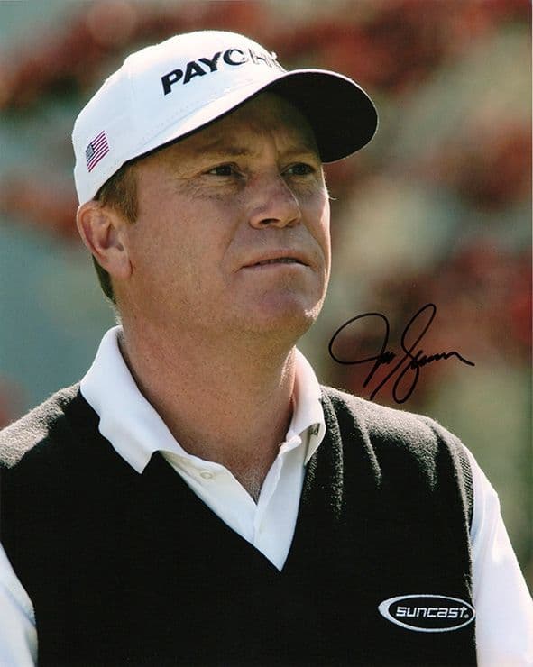 Jeff Sluman, American PGA Tour golfer, signed 10x8 inch photo.