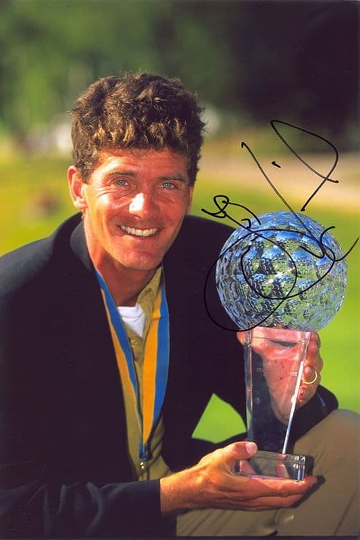 Jesper Parnevik, Swedish golfer,  signed 12x8 inch photo.