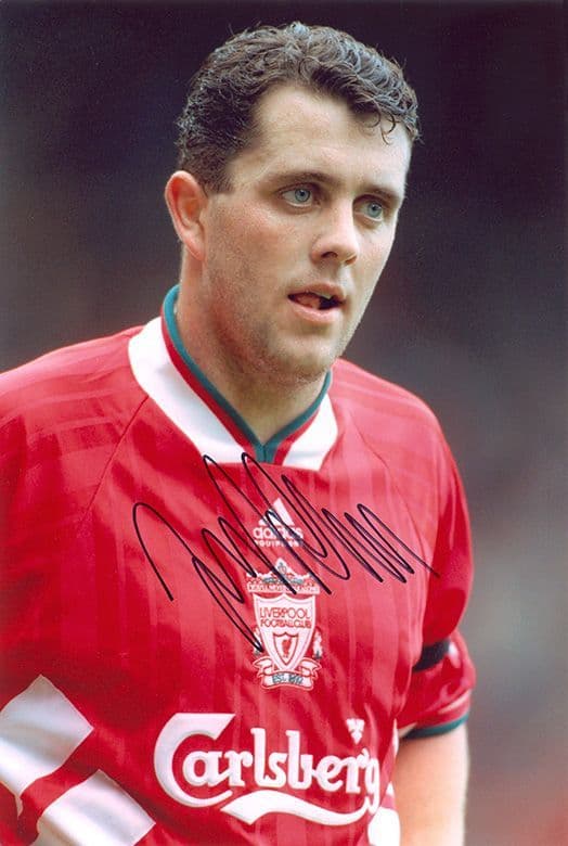 Julian Dicks, Liverpool, signed 12x8 inch photo.