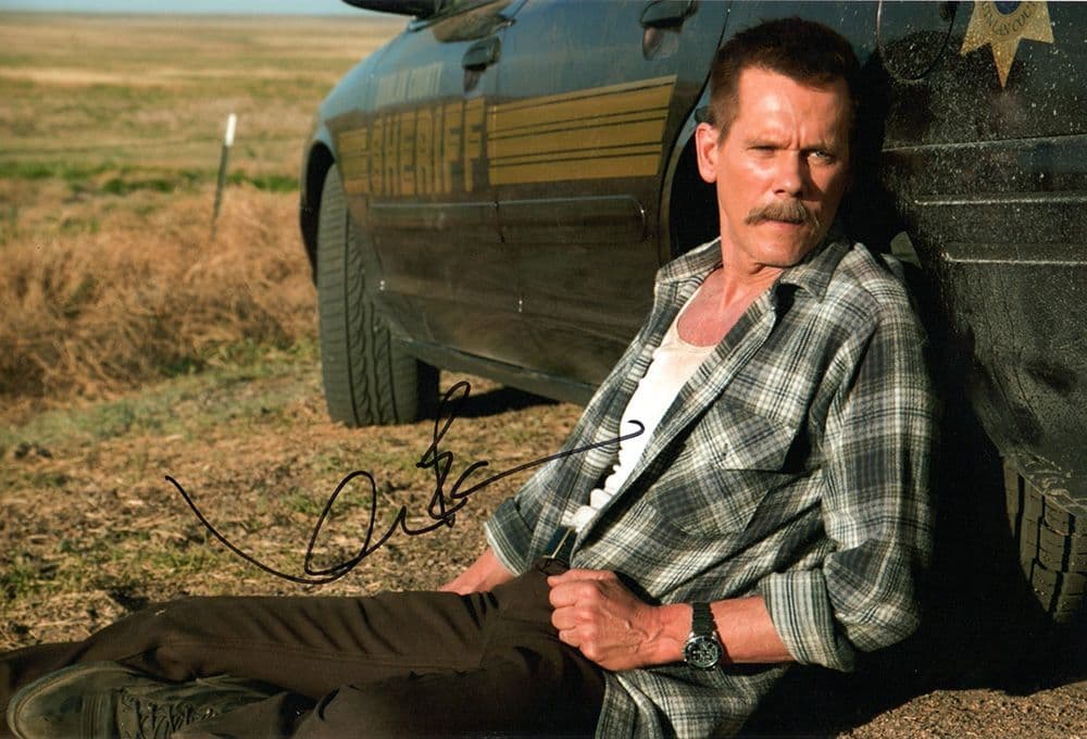 Kevin Bacon, American actor, signed 12x8 inch photo.