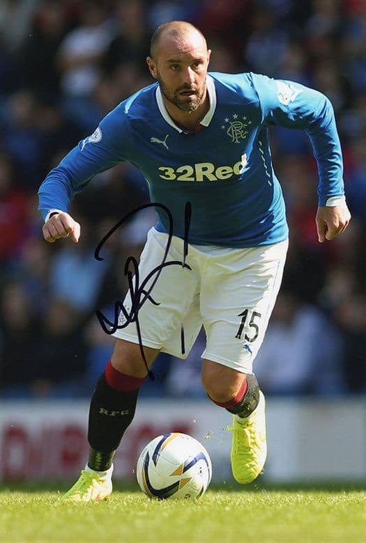 Kris Boyd, Rangers & Scotland, signed 12x8 inch photo.