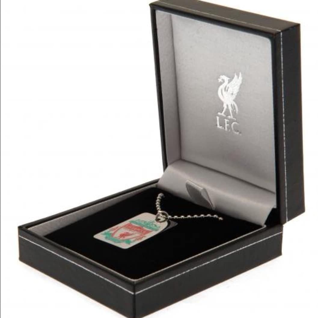 Liverpool FC stainless steel dog tag & chain.