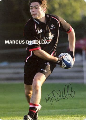 Marcus di Rollo, Edinburgh, signed 6x4 inch promo card.