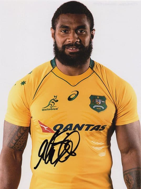 Marika Koroibete, Australia, signed 8x6 inch photo.