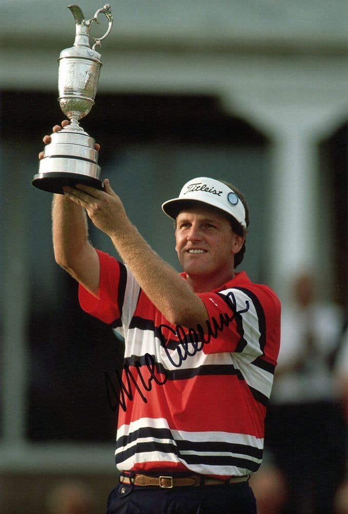 Mark Calcavecchia, Open Champion 1989 Royal Troon, signed 12x8 inch photo.