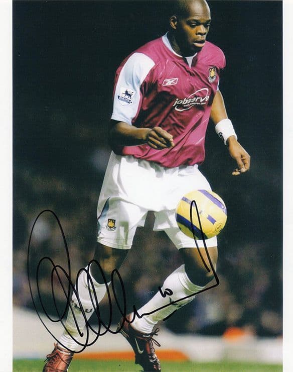 Marlon Harewood, West Ham Utd, signed 10x8 inch photo.