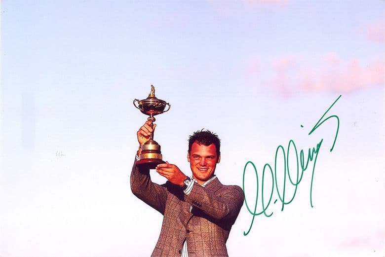 Martin Kaymer, Ryder Cup 2010, signed 12x8 inch photo.