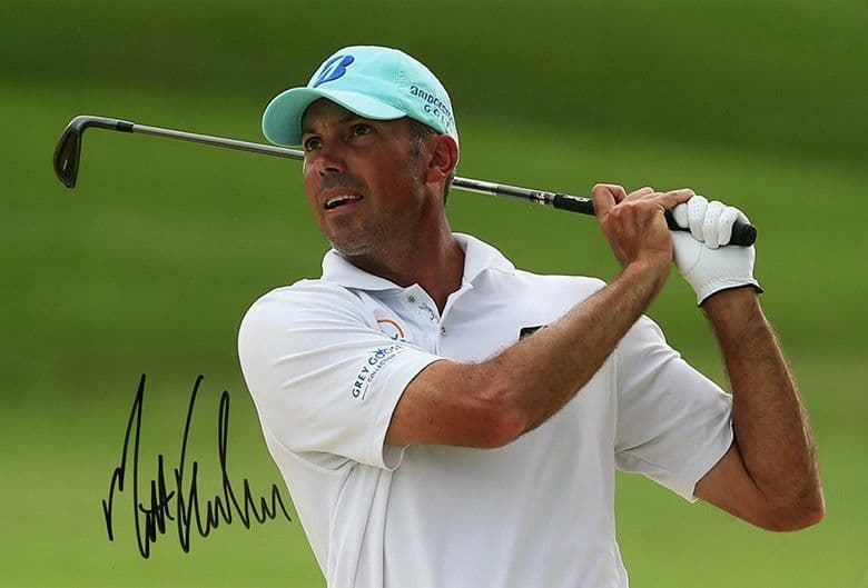 Matt Kuchar, American golfer, signed 12x8 inch photo.