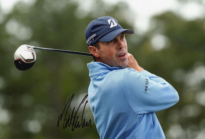 Matt Kuchar, PGA Tour golfer, signed 12x8 inch photo.